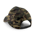 Jungle - Back - Beechfield Unisex Adult Camo Removable Patch Baseball Cap