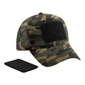 Jungle - Front - Beechfield Unisex Adult Camo Removable Patch Baseball Cap