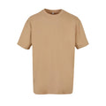 Union Beige - Front - Build Your Brand Mens Oversized T-Shirt