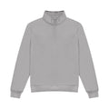 Heather Grey - Front - Kustom Kit Mens Quarter Zip Sweatshirt