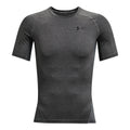 Carbon Heather-Black - Front - Under Armour Mens Raglan Compression Shirt