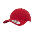 Red - Front - Yupoong Unisex Adult Flexfit Classic Curved Snapback Cap