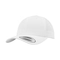 White - Front - Yupoong Unisex Adult Flexfit Classic Curved Snapback Cap