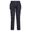 Black - Side - Portwest Mens WX2 Cargo Trousers