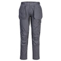 Metal Grey - Front - Portwest Mens WX2 Cargo Trousers