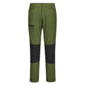 Olive Green - Front - Portwest Mens WX2 Slim Work Trousers