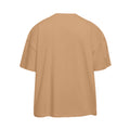 Union Beige - Back - Build Your Brand Mens Plain Ultra Heavyweight T-Shirt