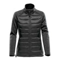 Black-Dolphin-Heather - Front - Stormtech Womens-Ladies Narvik Hybrid Soft Shell Jacket