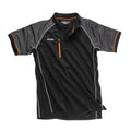 Black - Front - Scruffs Mens Trade Active Polo Shirt