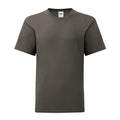 Light Graphite - Front - Fruit of the Loom Childrens-Kids Iconic 150 T-Shirt