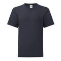 Deep Navy - Front - Fruit of the Loom Childrens-Kids Iconic 150 T-Shirt