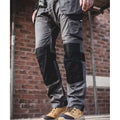 Graphite - Back - Scruffs Mens Trade Work Trousers