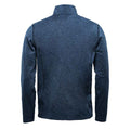 Dark Navy Heather - Back - Stormtech Mens Treeline Quarter Zip Fleece Top