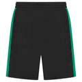 Black-Emerald - Front - Finden & Hales Mens Knitted Pocket Shorts