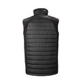 Black - Back - Result Genuine Recycled Unisex Adult Compass Softshell Padded Gilet