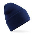 Oxford Navy - Front - Beechfield Unisex Adult Original Turned Up Cuff Beanie