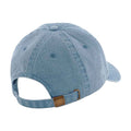 Vintage Blue - Back - Beechfield Unisex Adult Vintage Low Profile Cap