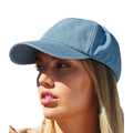 Vintage Blue - Side - Beechfield Unisex Adult Vintage Low Profile Cap