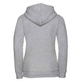 Light Oxford - Back - Russell Womens-Ladies Authentic Full Zip Hoodie