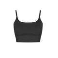 Jet Black - Front - Awdis Womens-Ladies Tech Recycled Sports Bra