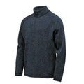 Navy - Side - Stormtech Mens Avalanche Quarter Zip Fleece Top