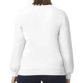 White - Back - Gildan Unisex Adult Softstyle Fleece Midweight Sweatshirt