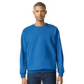 Royal Blue - Front - Gildan Unisex Adult Softstyle Fleece Midweight Sweatshirt