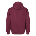 Maroon - Back - Gildan Unisex Adult Softstyle Fleece Midweight Hoodie