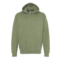 Military Green - Front - Gildan Unisex Adult Softstyle Fleece Midweight Hoodie