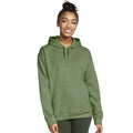 Military Green - Lifestyle - Gildan Unisex Adult Softstyle Fleece Midweight Hoodie