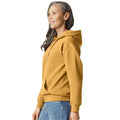 Mustard - Side - Gildan Unisex Adult Softstyle Fleece Midweight Hoodie