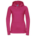 Fuchsia - Front - Russell Womens-Ladies Authentic Hoodie