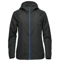 Black-Azure - Front - Stormtech Womens-Ladies Pacifica Lightweight Jacket