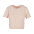 Pink - Front - Build Your Brand Womens-Ladies Crop Top