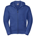 Bright Royal Blue - Front - Russell Mens Authentic Full Zip Hoodie