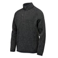 Black Heather - Side - Stormtech Mens Avalanche Full Zip Fleece Jacket