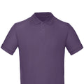 Radiant Purple - Back - B&C Mens Polo Shirt