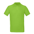 Lime - Back - B&C Mens Polo Shirt