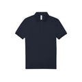 Navy Pure - Front - B&C Mens Polo Shirt