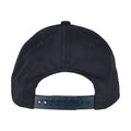 Navy - Back - Flexfit Unisex Adult Twill Recycled Snapback Cap