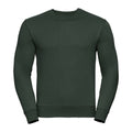 Bottle Green - Front - Russell Mens Set-in Sweatshirt