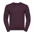 Burgundy - Front - Russell Mens Set-in Sweatshirt