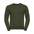 Olive - Front - Russell Mens Set-in Sweatshirt