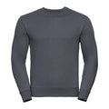 Convoy Grey - Front - Russell Mens Set-in Sweatshirt