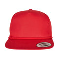 Red - Front - Flexfit Unisex Adult Classic Poplin Golf Cap