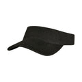 Black - Front - Flexfit Unisex Adult Bast Visor Cap