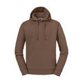 Mocha - Front - Russell Mens Authentic Hoodie