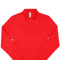 Red - Back - B&C Mens My Long-Sleeved Polo Shirt