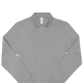 Sports Grey - Back - B&C Mens My Long-Sleeved Polo Shirt