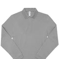 Sports Grey - Back - B&C Mens My Long-Sleeved Polo Shirt